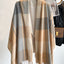 Korean Plaid Scarf Unisex Autumn Winter Warm Shawl Long Tassel Imitation Cashmere