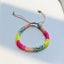 Fashion Bohemian Color Block Clay Beaded Women's Bracelet