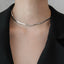 IG Style Solid Color Titanium Steel Plating 18K Gold Plated Choker