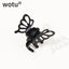 Women's Minimalist Butterfly Metal Hair Claw Clip