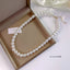 Elegant Minimalist Solid Color Imitation Pearl Necklace for Women 2023 Fashion Choker Accessory