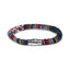 Bohemian Geometric Colorful Fabric Unisex Magnetic Bracelet