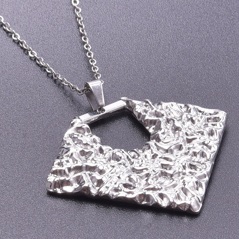 Simple Geometric 304 Stainless Steel Plated Women's Pendant Necklace