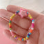 Cartoon Star Flower Butterfly Beaded Bracelet for Kids and Women