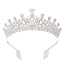 Women's Elegant Rhinestone Bridal Headpiece and Performance Tiara