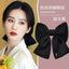 Elegant Pearl Bow Fabric Hair Clip - Korean Style Hairpin for Women