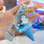 Children's Ice Cream Crystal Ball Quicksand Keychain Accessory