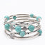 Fashion Multilayer Natural Stone Beaded Bracelet for Women