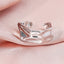 18K Gold Plated Retro Open Wide Band Ring for Women - Fashion Bump Design