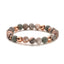 Retro Natural Stone Aromatherapy Beaded Bracelet Set