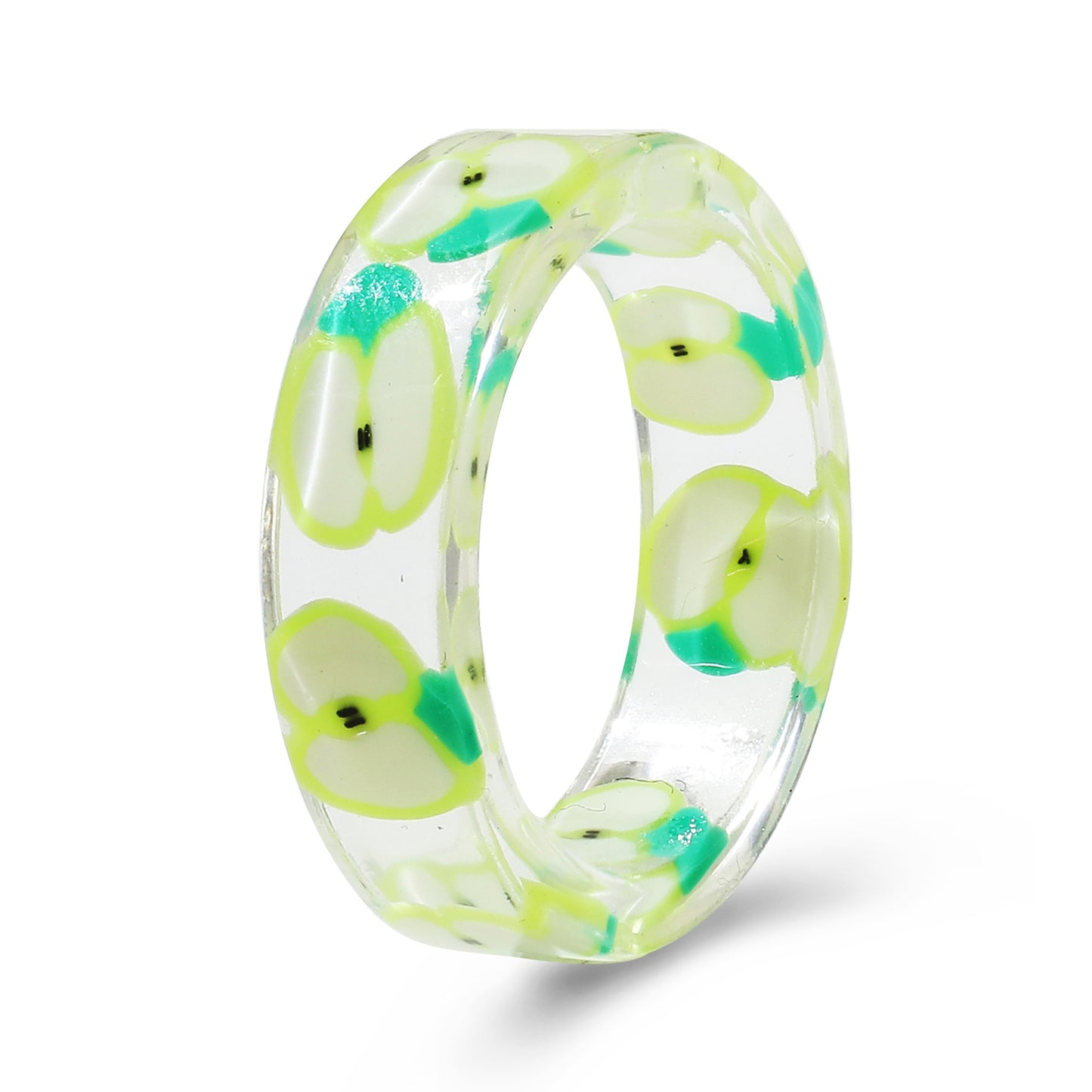 Simple Creative Fruit Resin Ring for Women