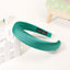 Retro Candy Color Wide Headband with Satin Finish