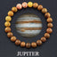 Geometric Natural Stone Planetary Bracelet Set