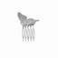 Women's Butterfly Alloy Hair Comb - Fresh Metal Forest Series