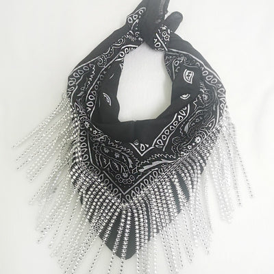 Women's Streetwear Paisley Fringe Cotton Scarf