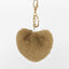 Sweet Heart Shape Alloy Valentine's Day Fur Pom Pom Keychain Pendant