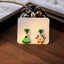 1 Pair Cute Christmas Tree Snowflake Reindeer Santa Alloy Drop Earrings