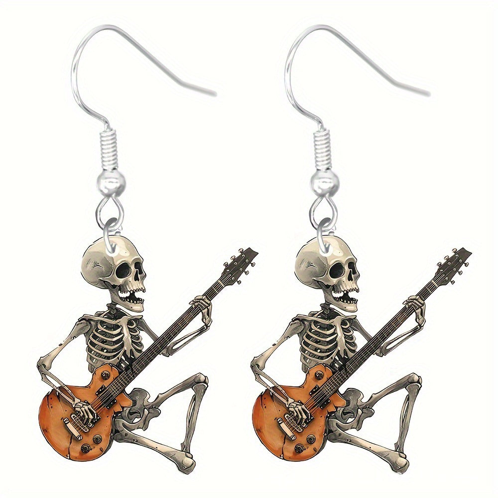 1 Pair Halloween Cartoon Character Acrylic Drop Earrings