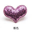 Cartoon Heart Sequin Fabric Hair Clip for Girls