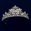 Women's Rhinestone Crown Tiara Headband for Bridal and Party Occasions