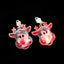 Fashion Christmas Tree Santa Claus Light-Up Drop Earrings for Women