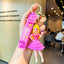 Cartoon Barbie Doll Pendant Keychain for Women