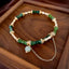 Retro Ethnic Ceramic Star and Bamboo Butterfly Bracelets Set