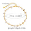 Bohemian Geometric Beaded 18k Gold Plated Women's Anklet