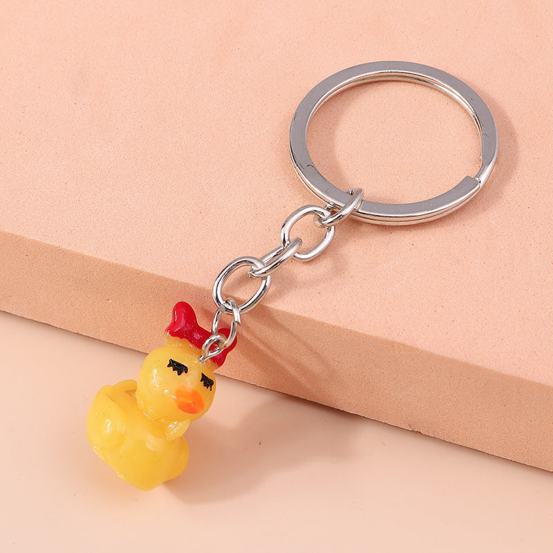 Cute Cherry Acrylic Keychain Accessory for Women