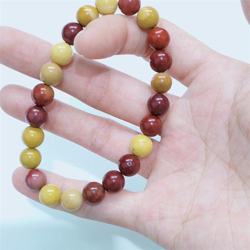 Ethnic Colorful Natural Stone Beaded Bracelet with Agate and Tiger Eye 8mm