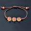 Fashion Dried Flower Glass Bead Women's Bracelet