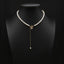 Original Design Heart Shape Freshwater Pearl 18k Gold Plated Pendant Necklace