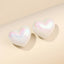 Candy Color Acrylic Round and Star Stud Earrings for Women