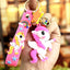 Cartoon Unicorn Rainbow PVC Keychain Pendant for Bags and Cars