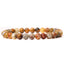 Fashion Natural Stone Crystal Agate Beaded Bracelet for Women