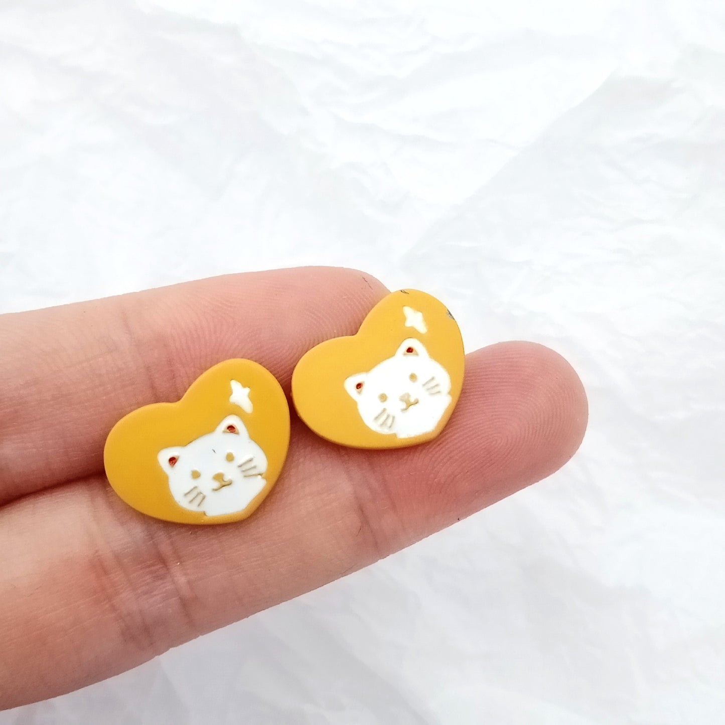 Cute Animal Alloy Ear Studs with S925 Silver Needle