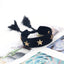 Ethnic Star Polyester Friendship Bracelets with Tassels and Multicolor Woven Bands