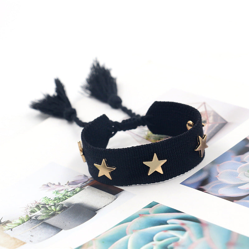 Ethnic Style Streetwear Star Polyester Wholesale Bracelets