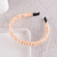 Fashion Candy Color Solid Sponge Wide Headband for Women