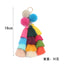 Cute Tassel Ball Alloy Cotton Keychain Pendant