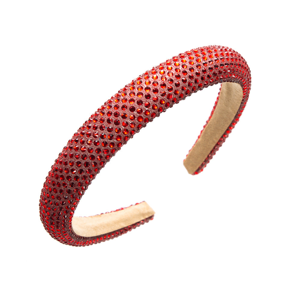 Casual Rhinestone Embellished Hair Band for Women