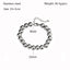 Modern Stainless Steel Beaded Bracelets for Men and Women