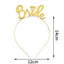 BRIDE TO BE Alloy Crown Headband Birthday Digital Crown Hair Accessories Headdress