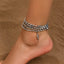 Bohemian Leaf Multi-Layer Beach Anklet Bracelet