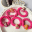 Autumn Winter Plush Elastic Cartoon Hair Band for Girls