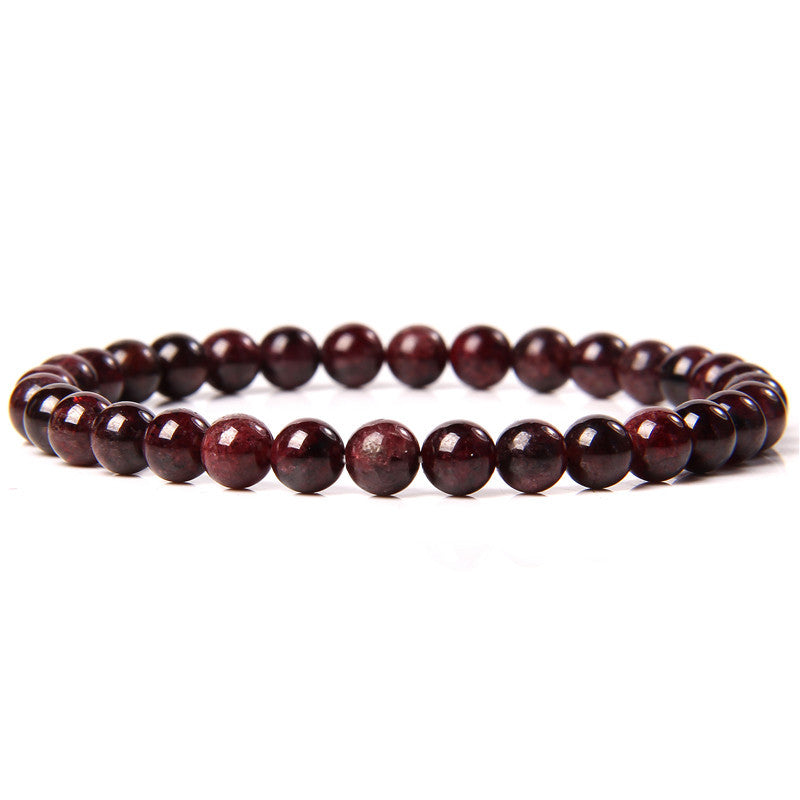 Fashion Natural Stone Crystal Agate Beaded Bracelet for Women