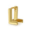 18k Gold Plated Alphabet Initial Copper Earrings