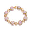 Gradient Crystal Glass Bracelet for Women and Kids