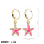 Fashion New Creative Butterfly Flower Sushi Smiley Alloy Earrings