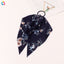 Floral Print Triangle Scarf Hair Scrunchie